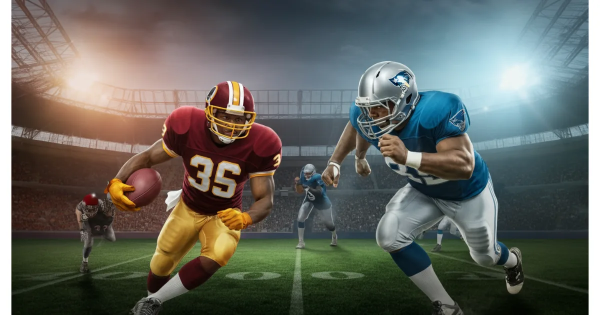 Washington Commanders vs Detroit Lions Match Player Stats