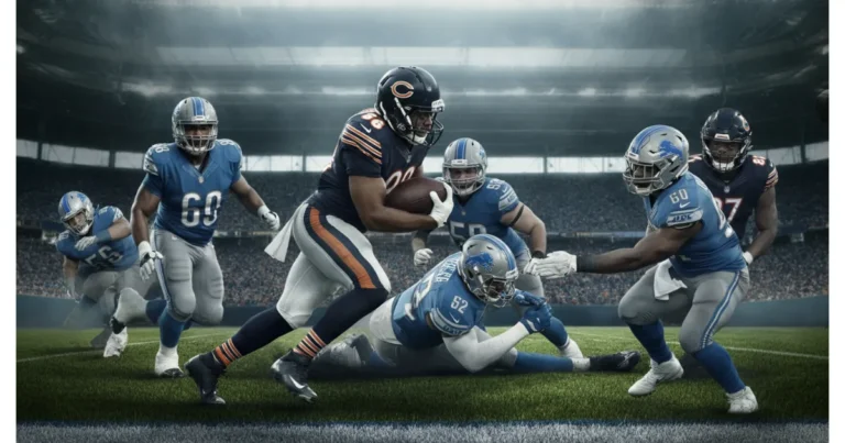 Chicago Bears vs Detroit Lions Match Player Stats