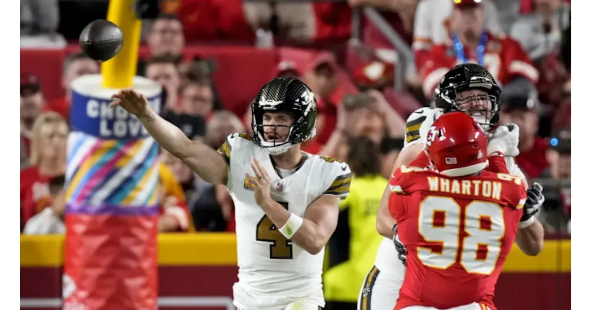 New Orleans Saints vs Kansas City Chiefs Match Player Stats