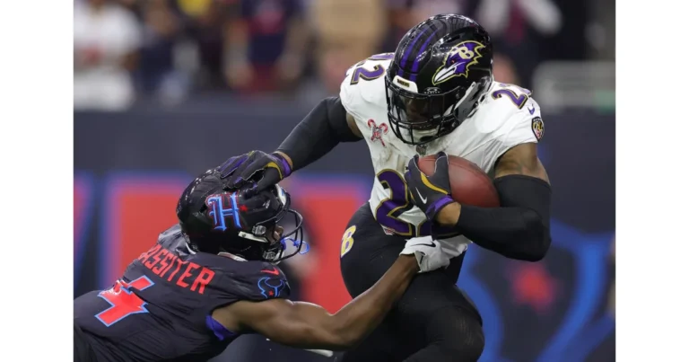 Baltimore Ravens vs Texans Match Player Stats