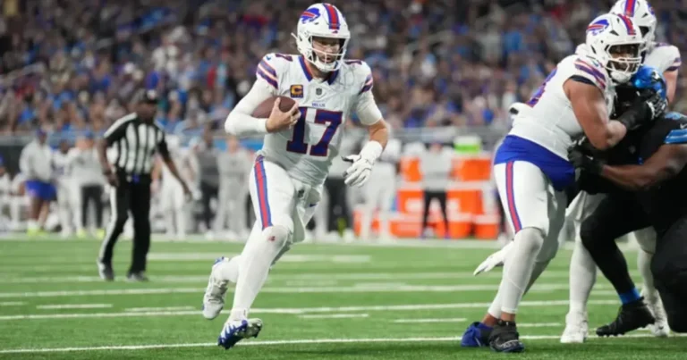 Buffalo Bills vs Detroit Lions Match Player Stats