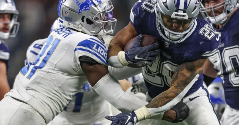 Detroit Lions vs Dallas Cowboys Match Player Stats