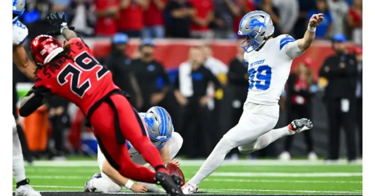 Detroit Lions vs Houston Texans Match Player Stats