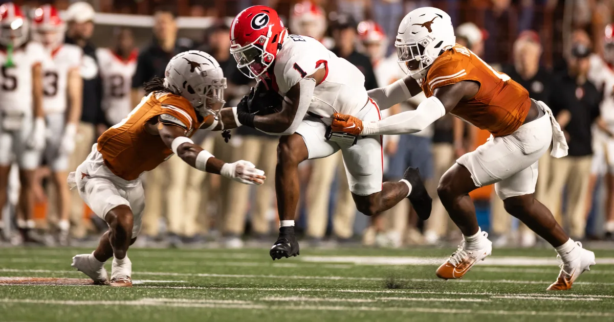 Georgia Bulldogs Football vs Texas Longhorns Football Match Player Stats