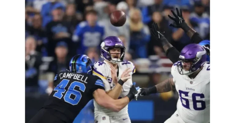 Minnesota Vikings vs Detroit Lions Match Player Stats