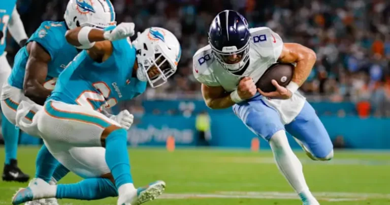 Tennessee Titans vs Miami Dolphins Match Player Stats