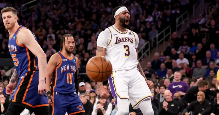 Knicks vs Lakers Match Player Stats