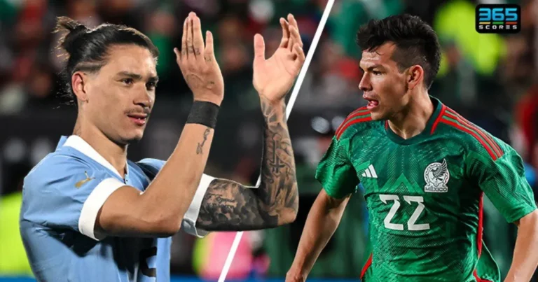 Alineaciones de Selección de Fútbol de México Contra Selección de Fútbol de Uruguay