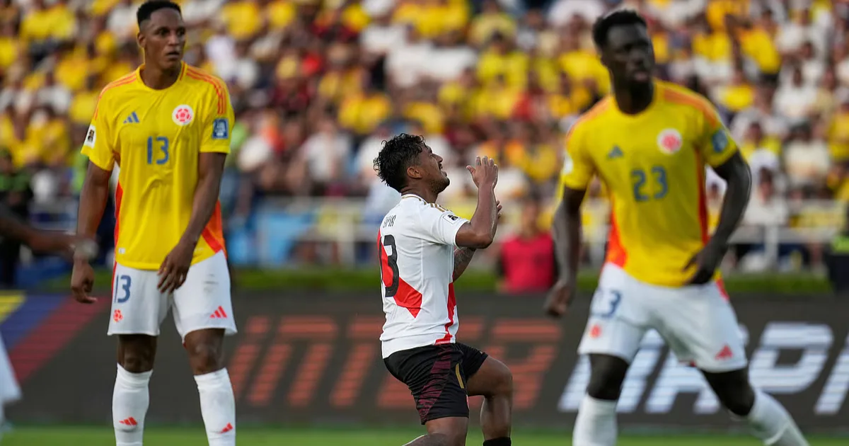 colombia national football team vs peru national football team matches